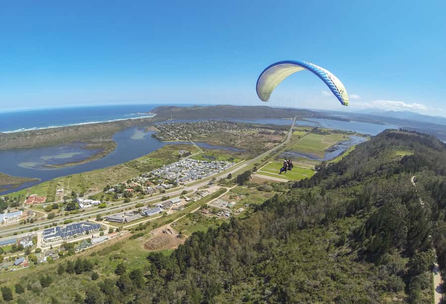 Adventure Tandem Paragliding Flight - The launch: where nerves meet good instruction