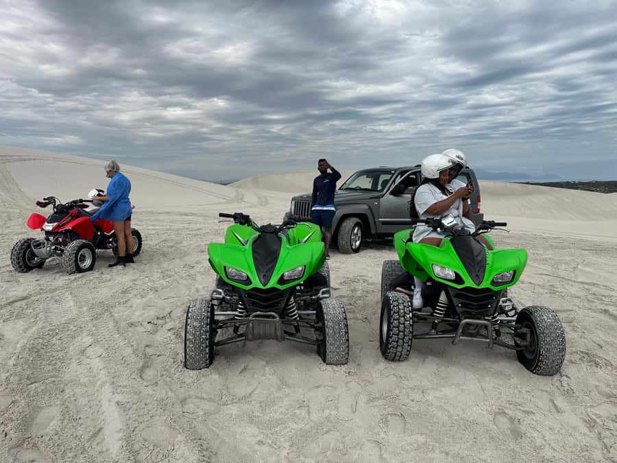 AFFORDABLE Atlantis Dunes Quad Bike tour with PHOTOSHOOT - Following the guide into the reserve