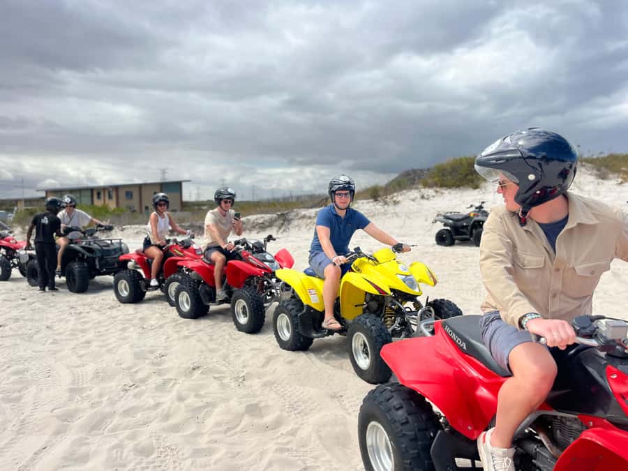 Atlantis Dunes: The best ATV- Quad Bike tour with PHOTOSHOOT - Riding the white dunes near Cape Town