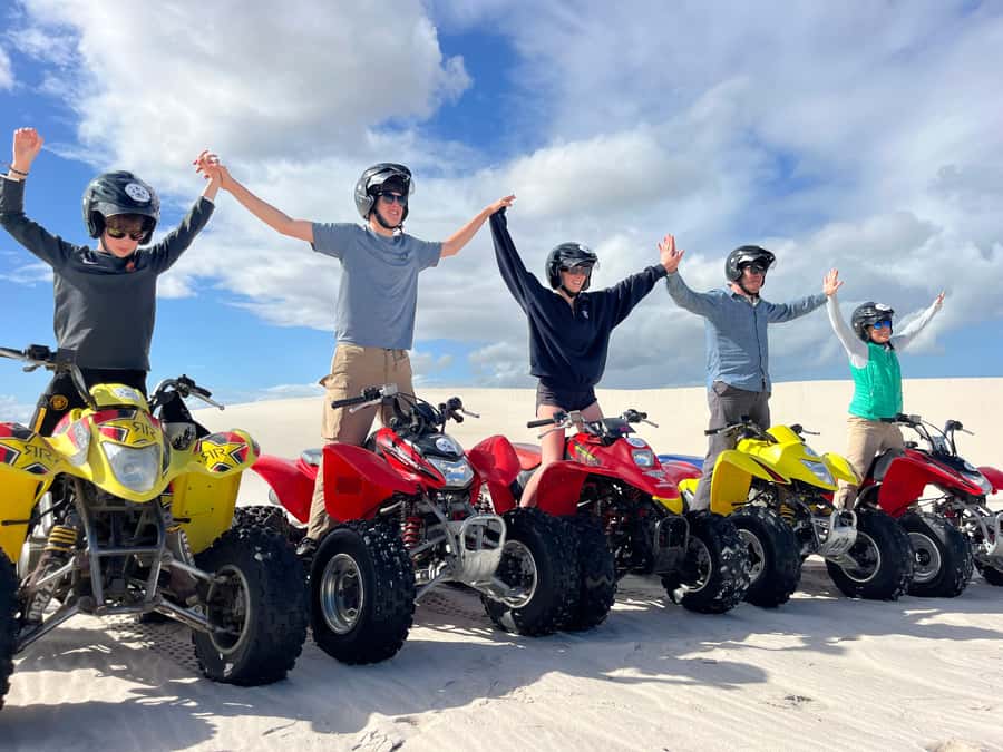 ATV Atlantis dunes: PHOTOSHOOT & VIDEOS - White dunes at Witzand Aquifer Nature Reserve