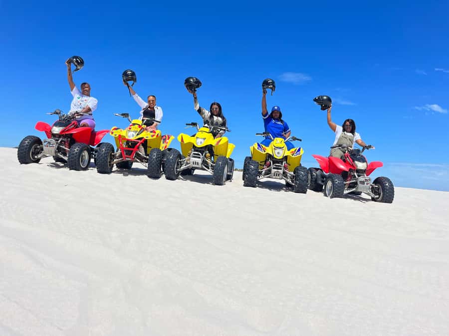 ATV Atlantis dunes: PHOTOSHOOT & VIDEOS - Photo stops with Table Mountain in the distance