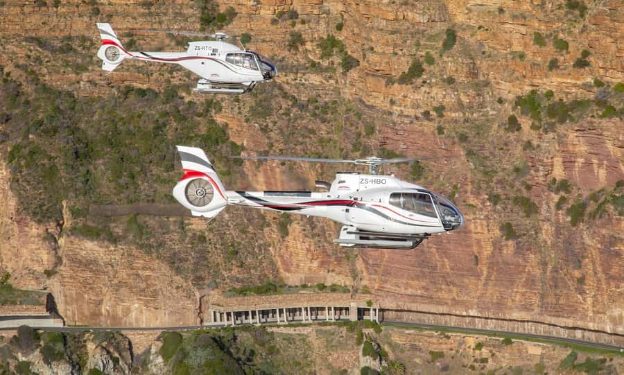 Cape Town: 2 Oceans Helicopter Flight with Boat Tour Ticket - From the V&A Waterfront to Table Mountain