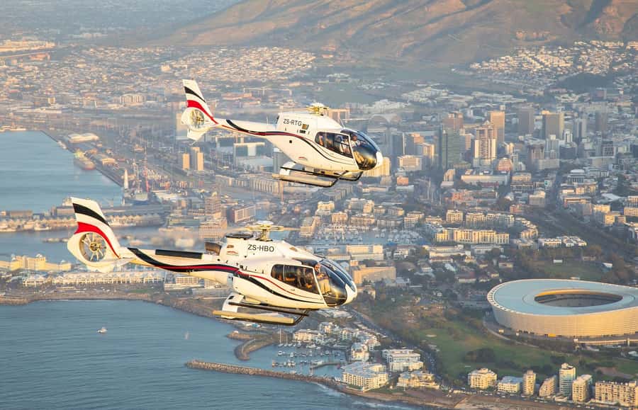 Cape Town: 20-Minute Helicopter Flight and Free Harbour Tour - Seeing Cape Town from the V&A Waterfront helipad
