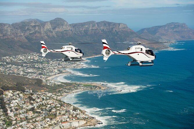 Cape Town: 25min Helicopter Flight with Complimentary Boat Cruise - Circling Table Mountain from above