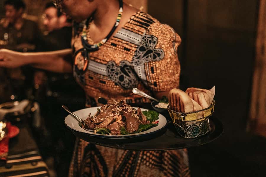 Cape Town: African Dinner, Drumming Experience with Transfer - Fourteen dishes from Cape Malay and Africa