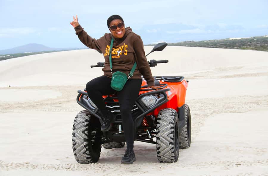 Cape Town: Atlantis Dunes Exclusive Private Quad Bike Tour - White sand and open space at Atlantis Dunes