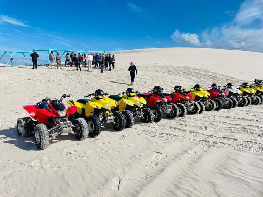 Cape Town: Atlantis Dunes Quad Bike & Free Sandboarding Tour - White sand and open space at Atlantis Dunes