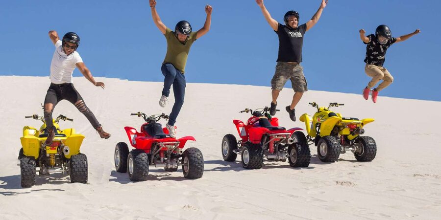 Cape Town: Atlantis Dunes Quad Bike & Free Sandboarding Tour - Sandboarding after the engines stop