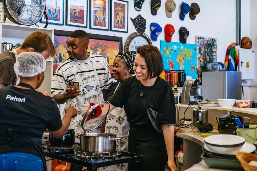 Cape Town: Authentic African Cuisine Cooking Experience - Entering Pahari African Restaurant