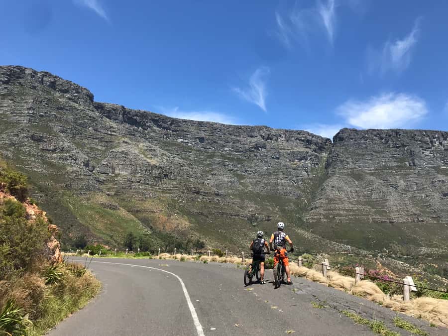 Cape Town: Mountain Biking Trip along Table Mountain - The Table Mountain contour and Kloof Neck
