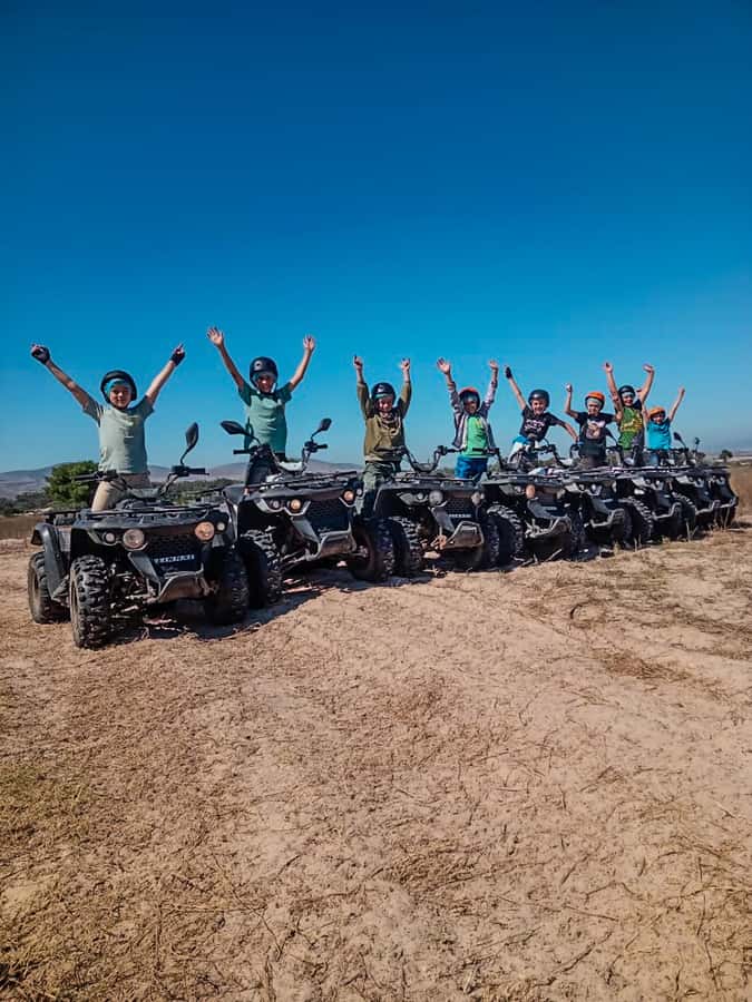 CAPE TOWN: OSTRICH RANCH QUAD BIKE RIDE & OSTRICH TOUR - Starting with quad biking on the Cape Ostrich Ranch