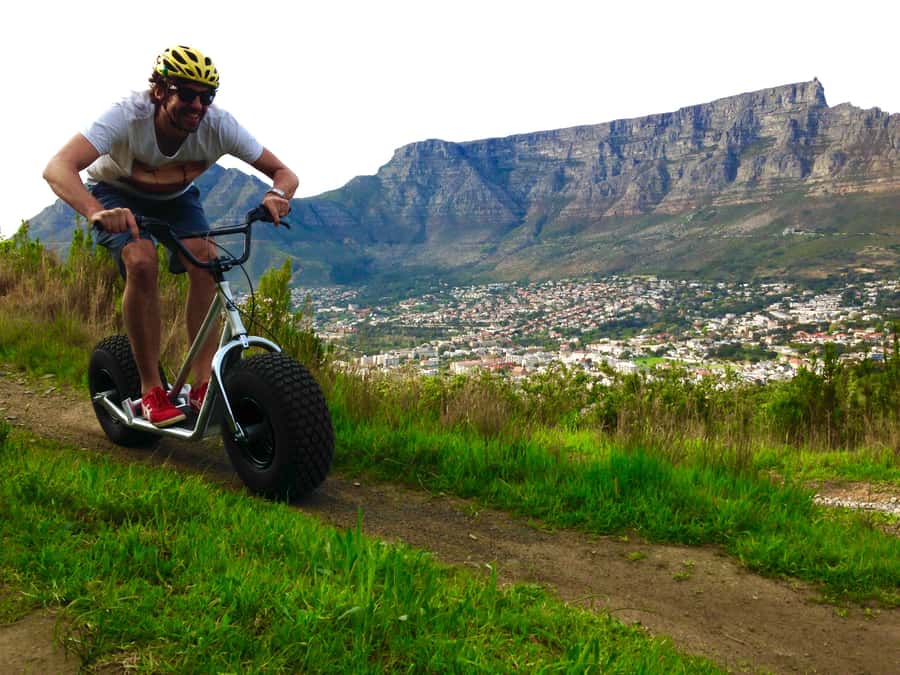 Cape Town: Table Mountain Gravity Scooter Tour - Kloofnek to Signal Hill, the first transfer