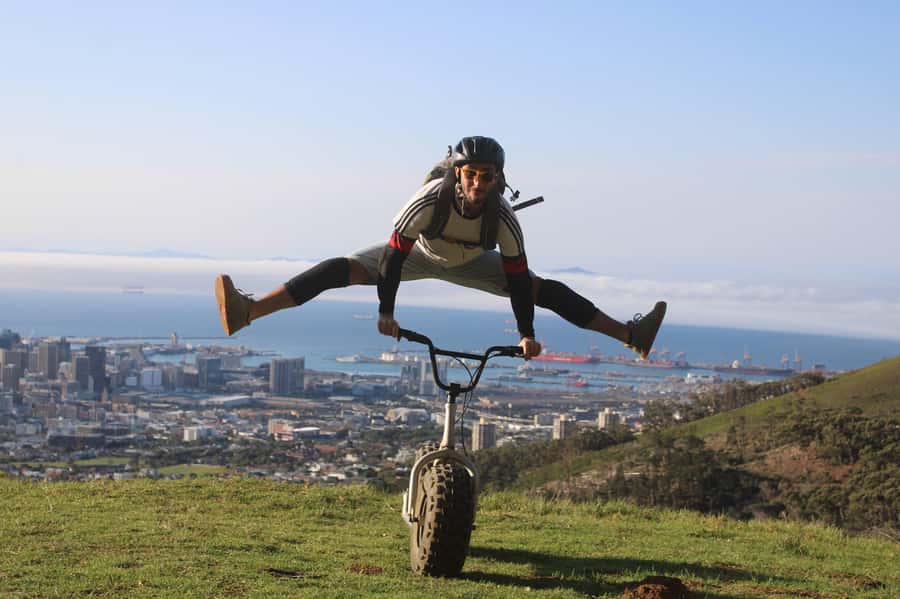 Cape Town: Table Mountain Gravity Scooter Tour - The second off-road track to Deer Park