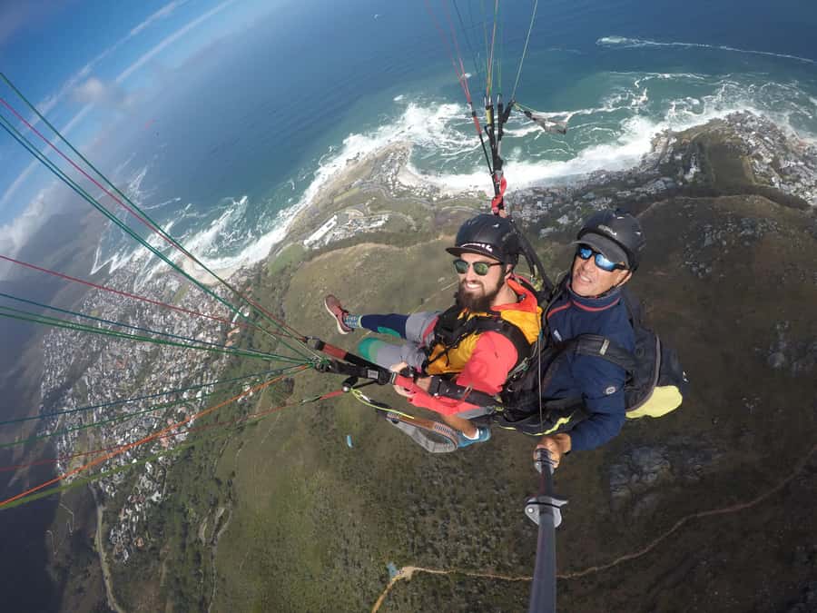 Cape Town: Tandem Paragliding Adventure - Landing, transfers, and the end of the flight