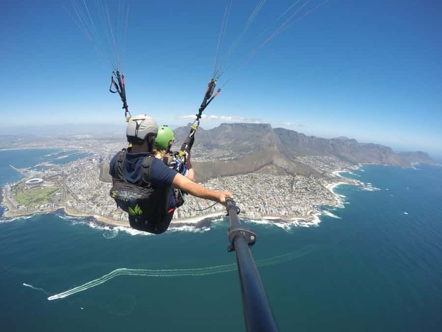 Cape Town: Tandem Paragliding with views of Table Mountain - Cape Town from a paraglider’s seat