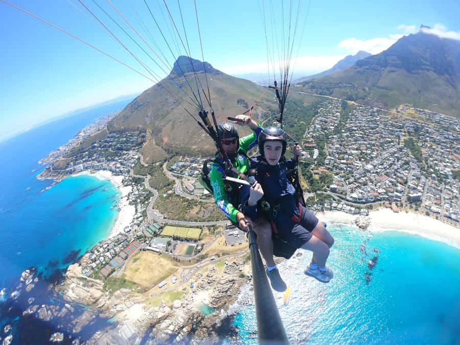 Cape Town: Tandem Paragliding with views of Table Mountain - Photos, videos, and the extra R400