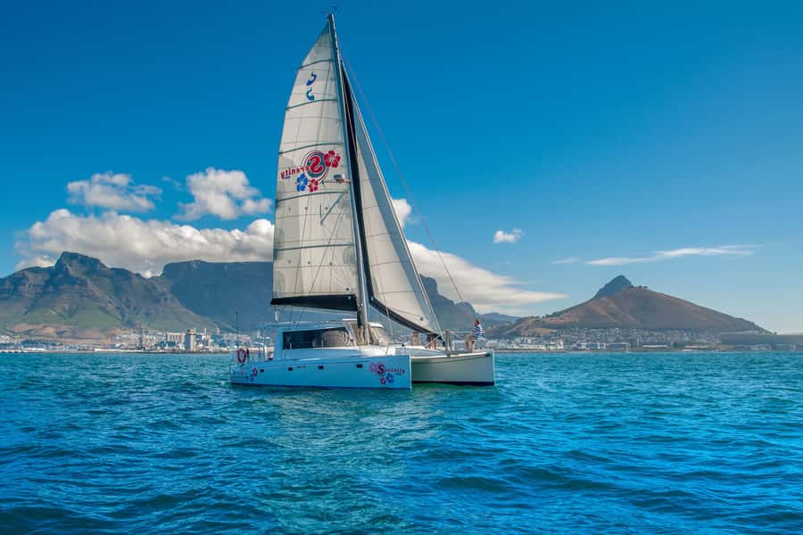 Cape Town Waterfront and Bay: Sailing Trip - Leaving the harbor under engine power