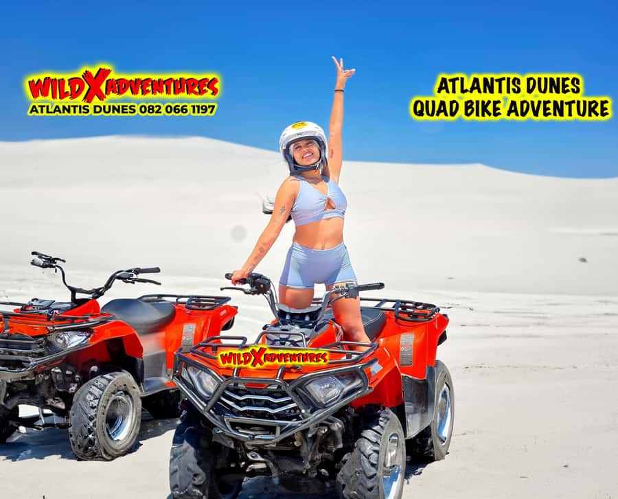 Cape Town: WILDX Atlantis Quad Dune Adventure and Photo Stop - Riding across Atlantis’s white sand