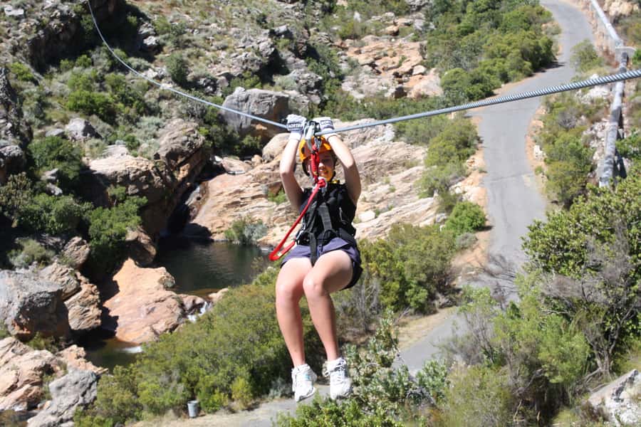 Ceres: Ziplining in the Mountains - From Ceres town to the Koekedouw River
