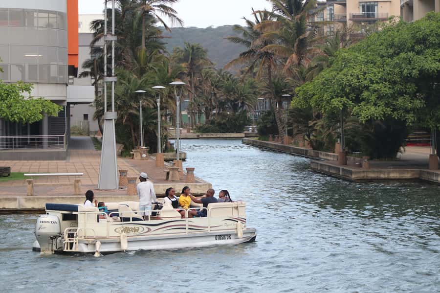Durban Point Waterfront: Luxury Canal Boat Cruise - The 30-minute circular canal route