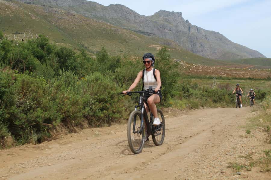 E-Bike & Hike Jonkershoek - The first waterfall and the walking section
