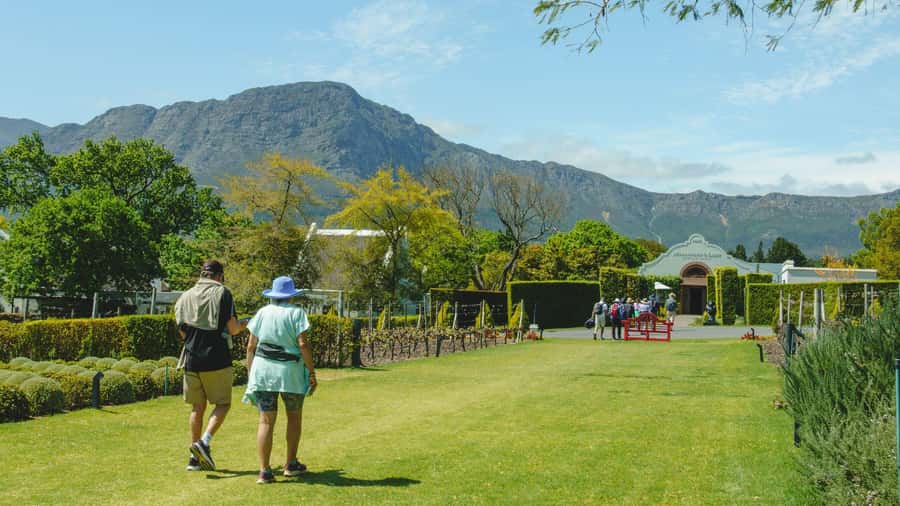 Franschhoek: An enchanting storytelling walk to 3 wine farms - The first 1.5 hours: leaving town for the vineyards