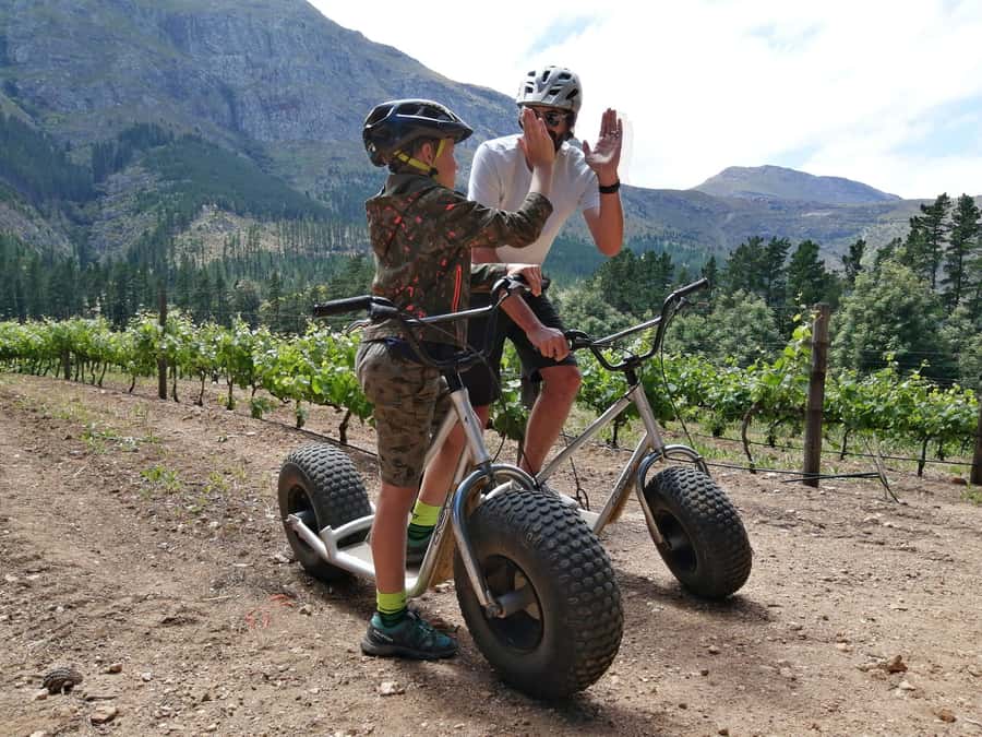Franschhoek: Downhill Scooter Tour - First scooter run: 30 minutes of controlled descent