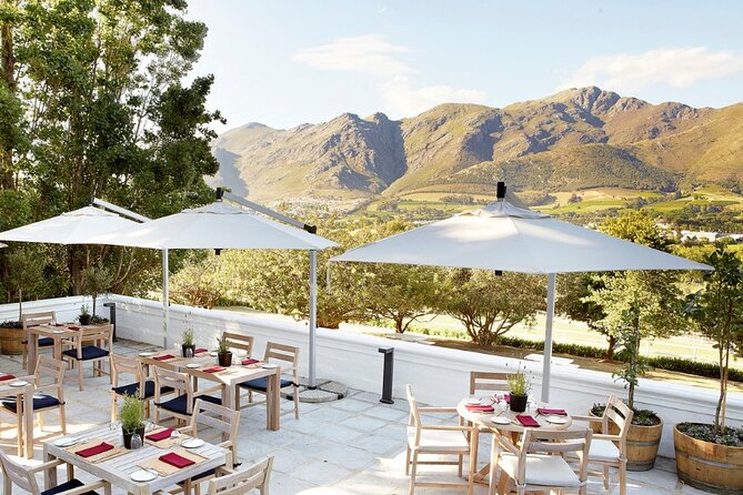 Franschhoek Winelands Luxury EBike Tour - The fourth estate and the Huguenot monument
