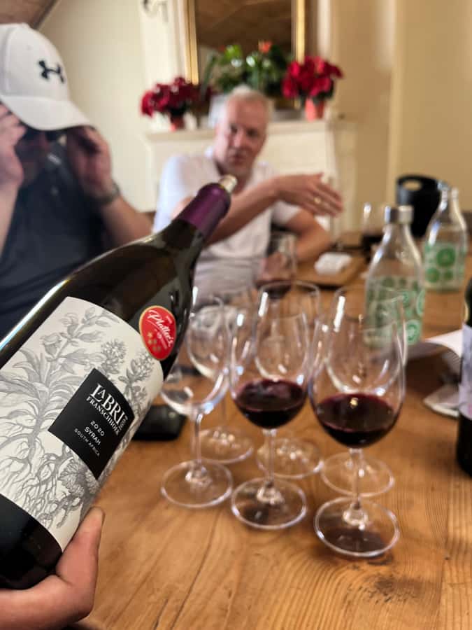 From Cape Town: Franschhoek Vineyards Bike Tour with Lunch - The second winery and the longer lunch stop
