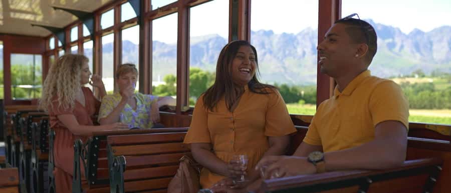 From Cape Town: Franschhoek Wine Tram Hop-on Hop-off - Boarding the tram and choosing your route