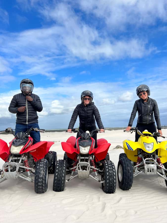 From Cape Town: Quad Bike Sand Dunes, Transport Included - One hour across the Atlantis Dunes