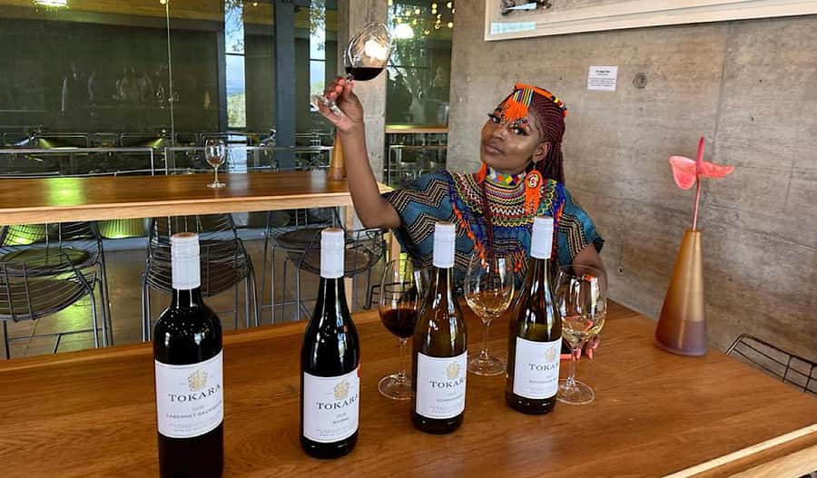From Cape Town: Stellenbosch & Franschhoek Wine Tasting Tour - Stellenbosch, oak trees, and Cape Dutch buildings