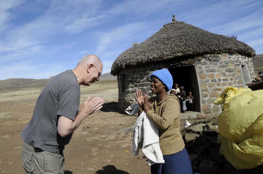 From Durban: Sani Pass and Lesotho by 4WD Vehicle - Meeting Basotho people in a local village