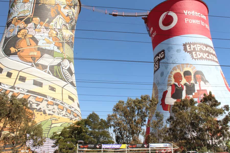 From Johannesburg: Pretoria, Soweto & Apartheid Museum Tour - Lunch, the Soweto Towers and the day’s change of pace