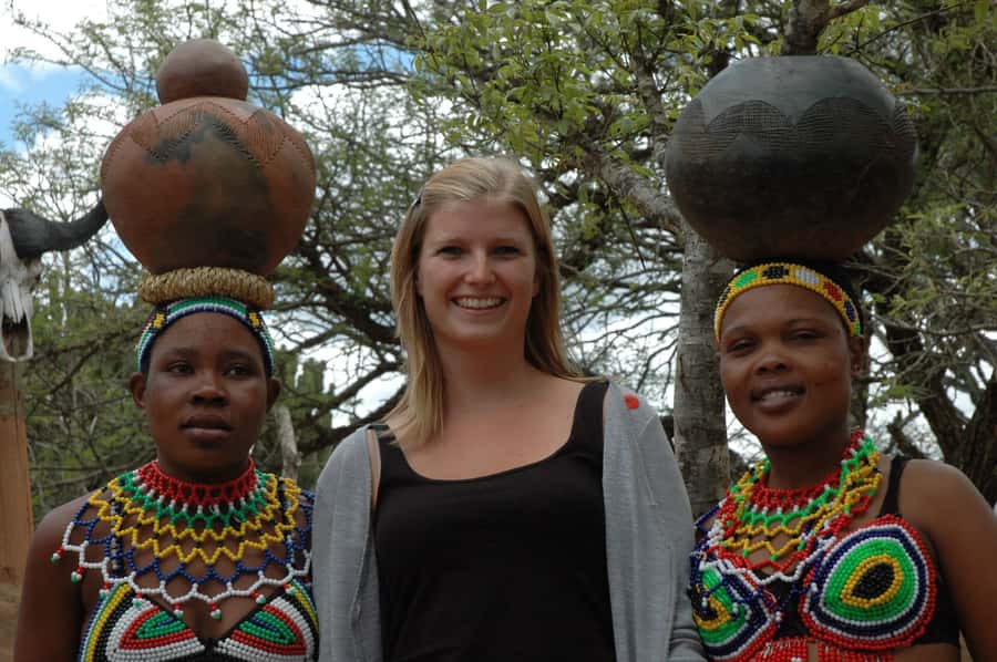 From Richards Bay: DumaZulu Cultural Village Day Trip - A circle of beehive huts and a working cattle kraal