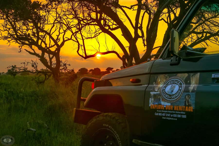 From St Lucia: iSimangaliso Sunset Safari - Leaving St Lucia for the Eastern Shores