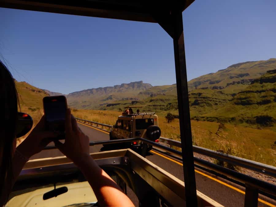 From Underberg: 4x4 Sani Pass Tour and Basotho Village Visit - The climb from Underberg into the Drakensberg