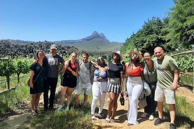 Full Day Small Group Wine Tour Cape Town and Stellenbosch - Simonsig starts with sparkling wine and sabrage