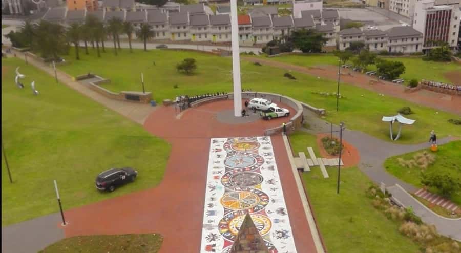 GQ: City Walking Tour & African Cuisine Cooking Class - Campanile Memorial gives you the city from above