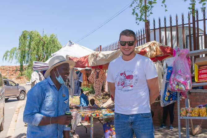 Half-Day Tour of Soweto Tour - Crossing Johannesburg toward FNB Stadium