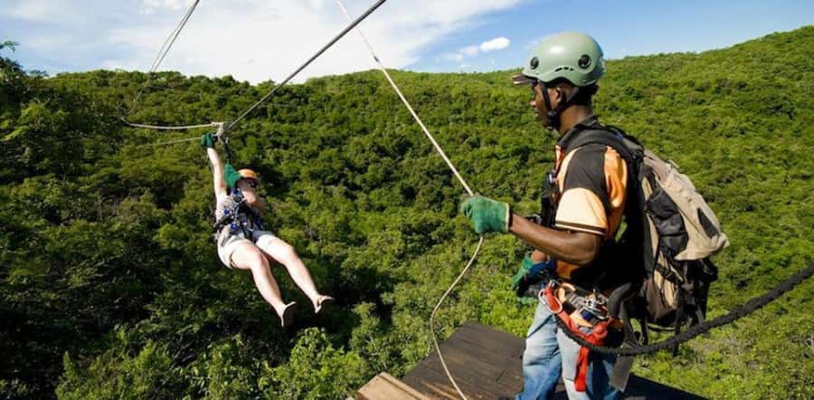 Hazyview: 2.5-Hour Sabie River Zip Line Experience - The briefing and short ride to the trail