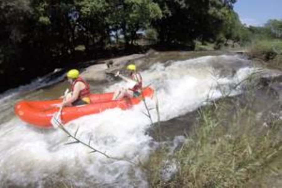 Hazyview: White Water Rafting on Sabie River - The first stretch of the Sabie River