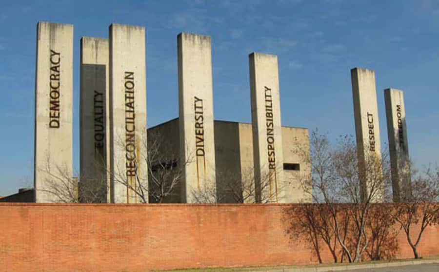 Johannesburg: Half-Day Apartheid Museum Tour - Entering the museum and facing the first displays