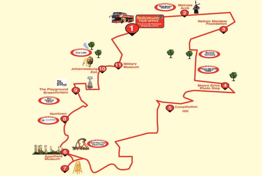 Johannesburg: Hop-On Hop-Off Bus with Optional Soweto Tour - Timing, waiting, and planning your stops