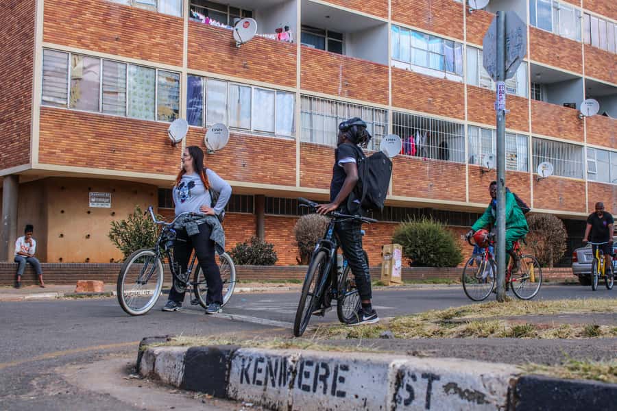 Johannesburg: Inner City Guided Cycling Tour - The bikes and traffic deserve serious attention