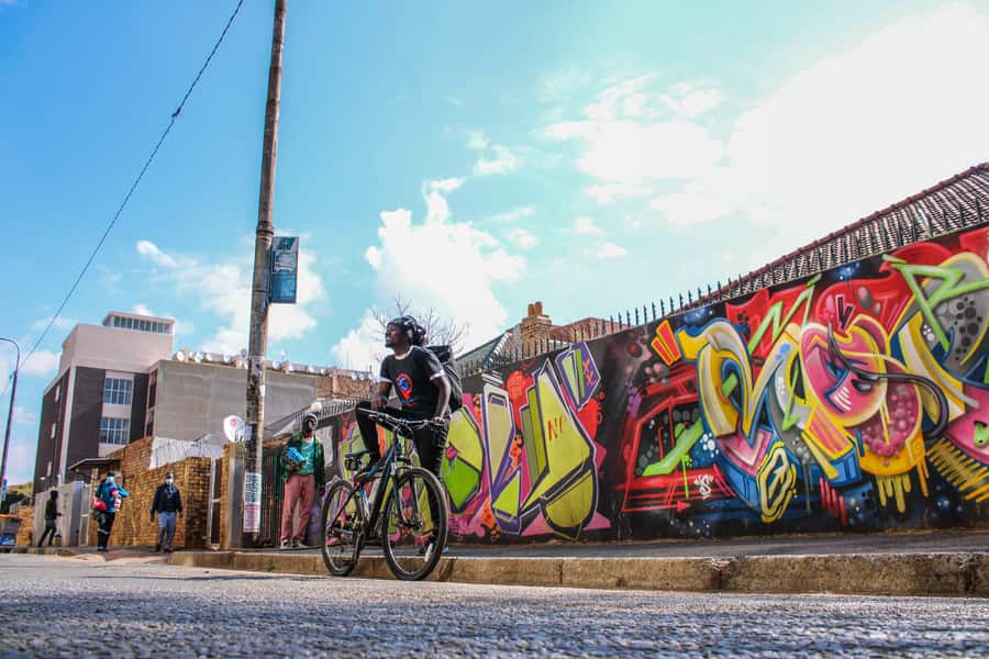 Johannesburg: Inner City Guided Cycling Tour - Braamfontein’s walls tell the first story