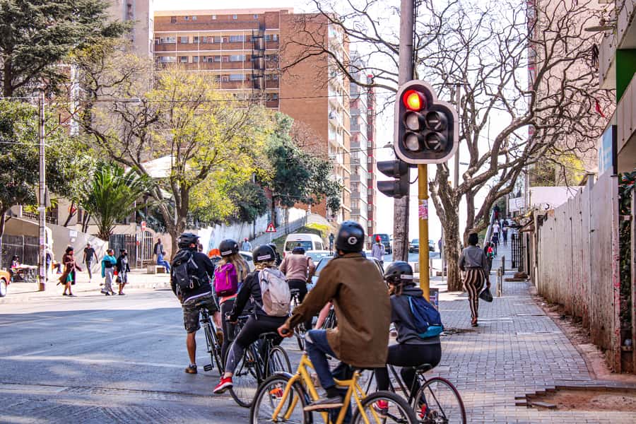 Johannesburg: Inner City Guided Cycling Tour - Newtown connects the city to jazz