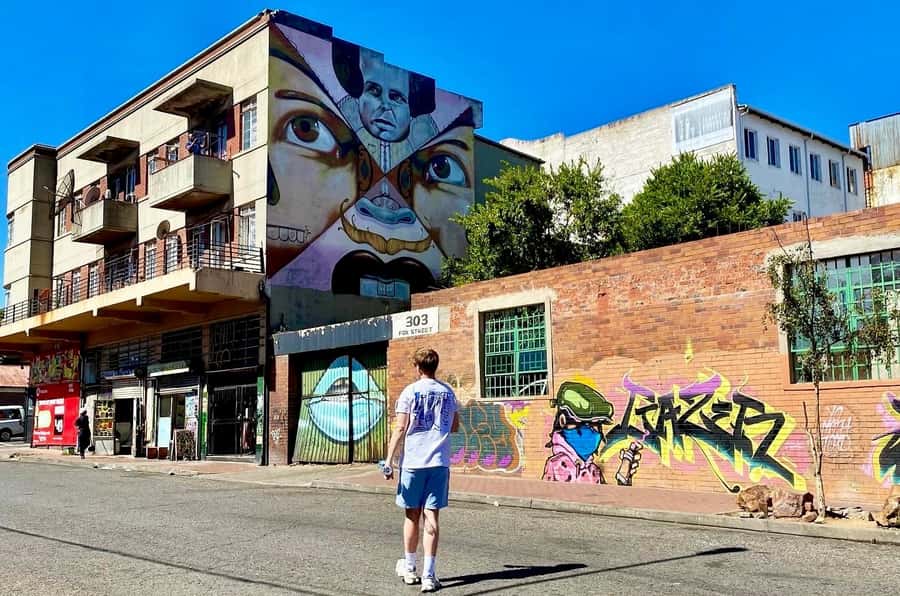 Johannesburg: Street Art and Culture in Maboneng! - The final streets and return to the café