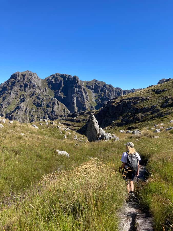 Jonkershoek Nature Reserve: Guided Panorama Trail Hike - The first climb through the rocky gully