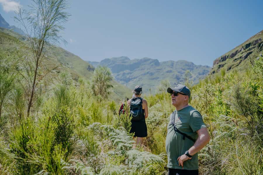 Jonkershoek: Waterfall Hike and 4x4 Safari Ride - Starting at Lanzerac Deli
